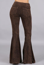 Load image into Gallery viewer, 4733-Mineral washed cotton french terry pants-BROWN
