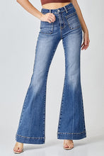 Load image into Gallery viewer, 3468-HIGH RISE BELL BOTTOM JEANS
