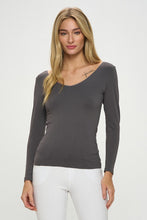 Load image into Gallery viewer, 5449-Seamless Reversible Long Sleeve-one size fit
