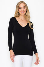 Load image into Gallery viewer, 5449-Seamless Reversible Long Sleeve-one size fit
