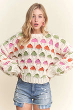 Load image into Gallery viewer, 4802-Multi Color Chunky Sweater Top
