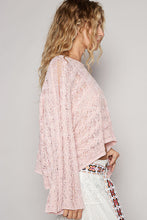 Load image into Gallery viewer, 5794-POL Cropped Twisted Cable Solid Top-BABY PINK
