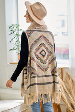 Load image into Gallery viewer, 3730-FAUX FUR TRIM RAINBOW MULTI CARDIGAN
