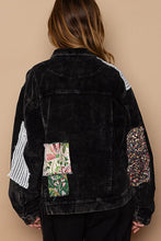 Load image into Gallery viewer, 3922- Button down contrast patches corduroy jacket
