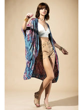 Load image into Gallery viewer, 6228- Plum Mist Tie-Dye Kimono
