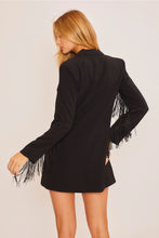 Load image into Gallery viewer, 4705- FRINGE BLAZER DRESS
