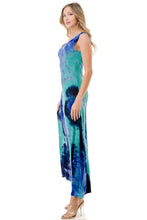 Load image into Gallery viewer, 4291-CRISS-CROSS BACK TIE DYE DRESS
