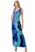 Load image into Gallery viewer, 4291-CRISS-CROSS BACK TIE DYE DRESS
