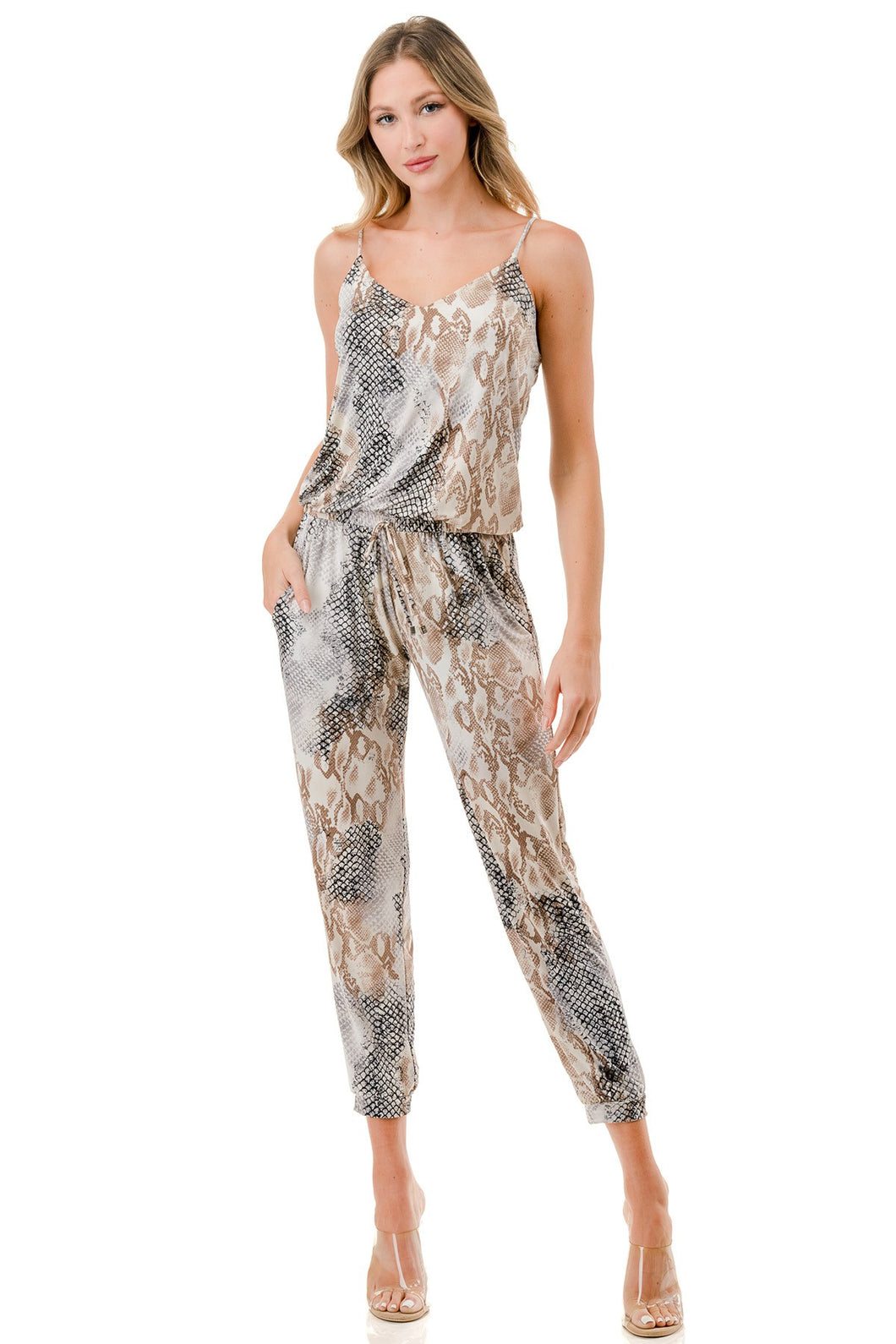 4394-TANK JOGGER LEG JUMPSUIT