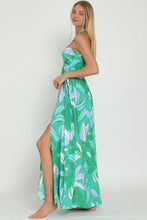 Load image into Gallery viewer, 3995-HALTER TIE BACK NECK SMOCKED MAXI DRESS
