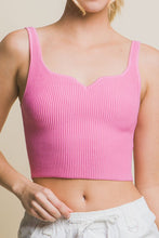 Load image into Gallery viewer, 5156-Knit Crop Sweater Top-PINK
