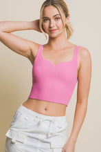 Load image into Gallery viewer, 5156-Knit Crop Sweater Top-PINK
