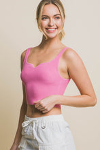 Load image into Gallery viewer, 5156-Knit Crop Sweater Top-PINK
