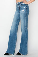 Load image into Gallery viewer, 4854- RISEN TUMMY CONTROL MID RISE WIDE JEANS
