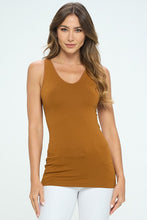 Load image into Gallery viewer, 3338-Reversible V or U Neckline Seamless Tank-ONE SIZE
