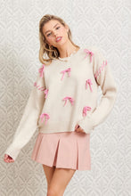 Load image into Gallery viewer, 4736-Bow Tie Accent Sweater
