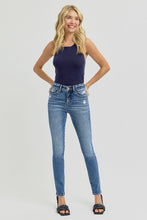 Load image into Gallery viewer, 4571- RISEN TUMMY CONTROL HIGH RISE ANKLE SLIM SKINNY JEANS
