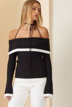 Load image into Gallery viewer, 4738-Ribbed Knit Off Shoulder Top
