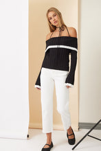 Load image into Gallery viewer, 4738-Ribbed Knit Off Shoulder Top
