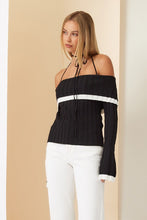 Load image into Gallery viewer, 4738-Ribbed Knit Off Shoulder Top
