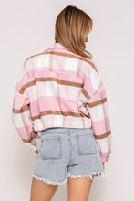 Load image into Gallery viewer, 4637-Fall vibes plaid print jacket-PINK
