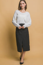 Load image into Gallery viewer, 4799-Pearl Details Sweater- OFF WHITE
