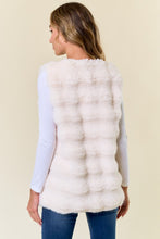 Load image into Gallery viewer, 4682-Faux Fur Sleeveless Vest-IVORY
