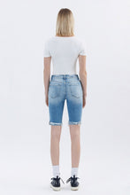 Load image into Gallery viewer, 5077-VERVET High Rise Cuffed Raw Hem Bermuda Shorts
