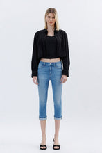 Load image into Gallery viewer, 5078-VERVET High Rise Cuffed Capri Jeans
