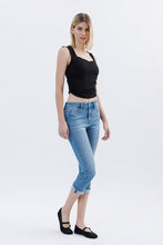 Load image into Gallery viewer, 5078-VERVET High Rise Cuffed Capri Jeans
