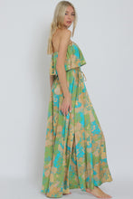 Load image into Gallery viewer, 4985-TUBE ELASTIC WAISTED BELTED MAXI DRESS-GREEN
