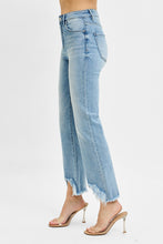 Load image into Gallery viewer, 6093-RISEN- High Rise Crop Bootcut Fray Hem Jeans
