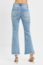 Load image into Gallery viewer, 6093-RISEN- High Rise Crop Bootcut Fray Hem Jeans
