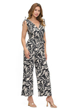 Load image into Gallery viewer, 5772-Surplice Wide Leg Jumpsuit With Belt
