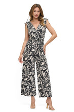 Load image into Gallery viewer, 5772-Surplice Wide Leg Jumpsuit With Belt
