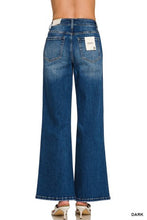 Load image into Gallery viewer, 6382- ZENANA Dark Wash Wide Leg Denim Pants
