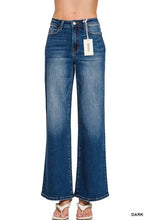 Load image into Gallery viewer, 6382- ZENANA Dark Wash Wide Leg Denim Pants
