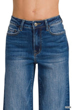 Load image into Gallery viewer, 6382- ZENANA Dark Wash Wide Leg Denim Pants

