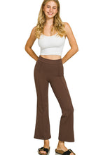 Load image into Gallery viewer, 6626-ZENANA- Heavy Ponte Pintuck Pants-BROWN
