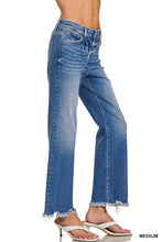 Load image into Gallery viewer, 5923- ZENANA Distressed Hem Denim Jeans
