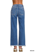Load image into Gallery viewer, 5923- ZENANA Distressed Hem Denim Jeans

