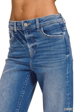 Load image into Gallery viewer, 5923- ZENANA Distressed Hem Denim Jeans
