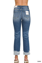 Load image into Gallery viewer, 6098- ZENANA Cuffed Skinny Denim Pants
