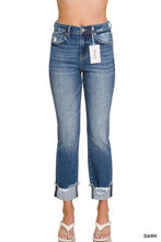 Load image into Gallery viewer, 6098- ZENANA Cuffed Skinny Denim Pants
