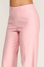 Load image into Gallery viewer, 6333- Mid Rise Wide Leg Ponte Pants-PINK
