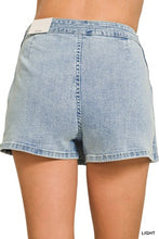 Load image into Gallery viewer, 6294- Wrap Front Skort Denim
