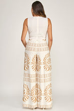 Load image into Gallery viewer, 6216- Sleeveless Plunge Neck Waist Trim Detail Jumpsuit
