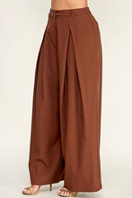 Load image into Gallery viewer, 6558- Belt Detail Pants-BROWN
