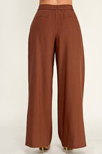 Load image into Gallery viewer, 6558- Belt Detail Pants-BROWN
