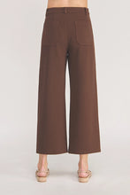 Load image into Gallery viewer, 6717- Knit Straight Leg Trousers-BROWN
